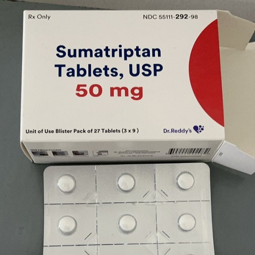 Sumatriptan 50mg hộp 27 viên 