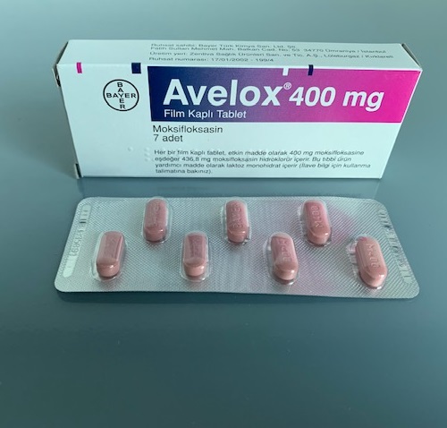 Avelox 400mg hộp 7 viên 