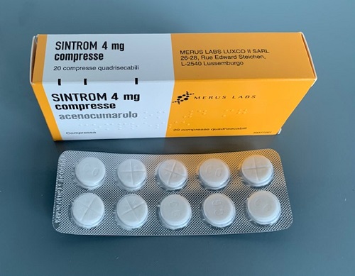 Sintrom 4mg hộp 20 viên 