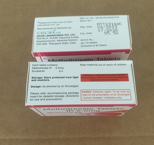 Methocel 2.5mg hộp 100 viên 