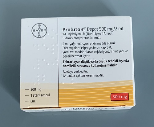 Proluton Depot 500mg hộp 1 ống