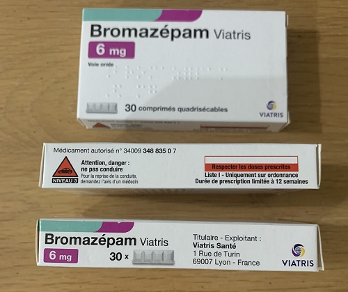 Bromazepam 6mg hộp 30 viên