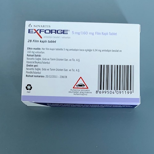 Exforge 5mg/160mg 28 viên 